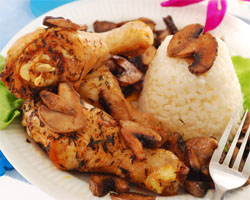 Pollo al Horno con Arroz