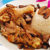 Pollo al Horno con Arroz