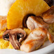 Pollo al Horno con Piña